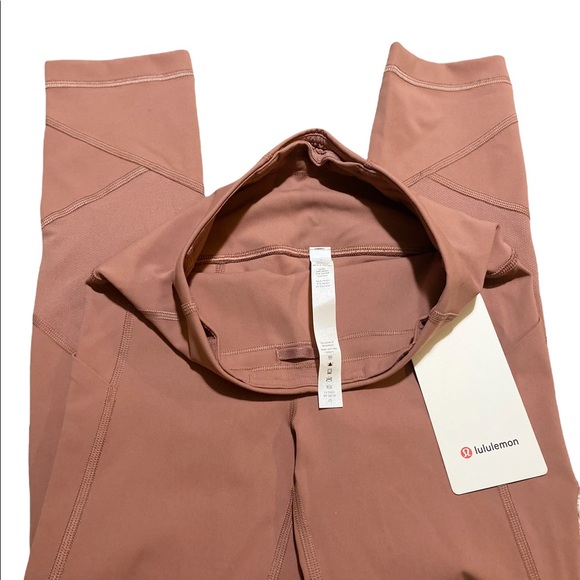 GUC 2 Lululemon Pace Rival crop 22” in Spiced Chai - Picture 6 of 7